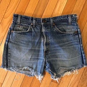 Vintage Levi's Orange Tab Cutoff Shorts - Sz 6/8